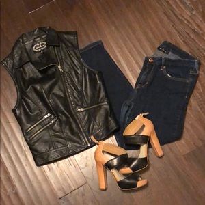 leather vest